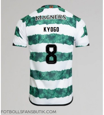 Celtic Kyogo Furuhashi #8 Replika Hemmatröja 2023-24 Kortärmad